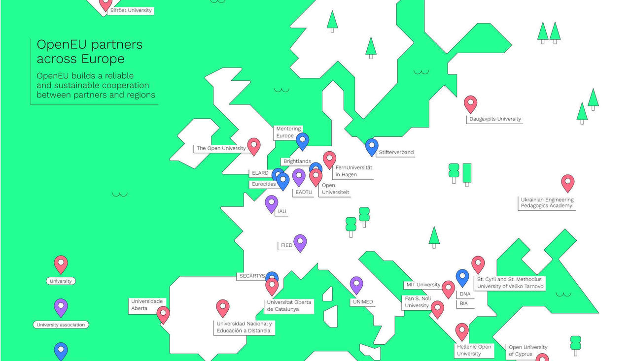 OpenEU representa a más de 368.000 estudiantes y 24.000 miembros del personal docente e investigador y de gestión.